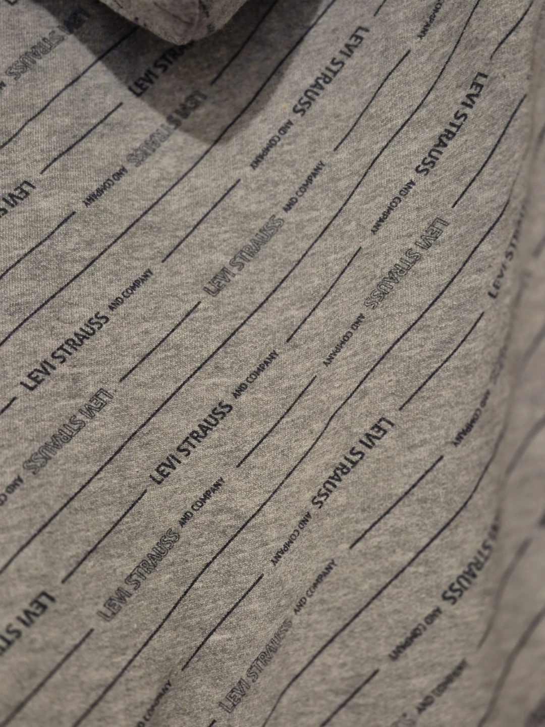 Levi's Grey All-Over Logo Hoodie - photo 3