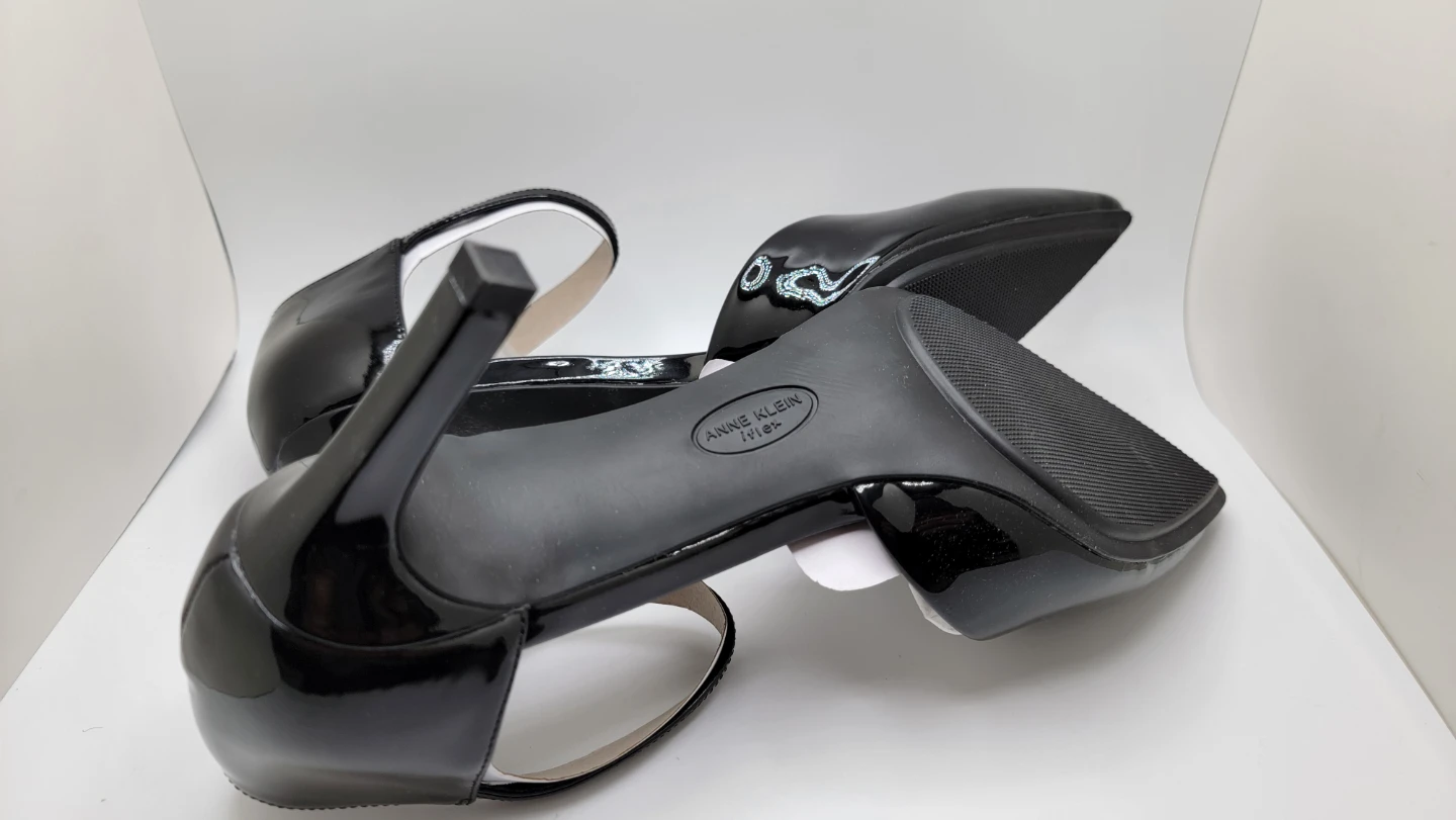 Anne Klein Rook Kitten Heel Pump Womens Size 11, Black Patent - photo 5