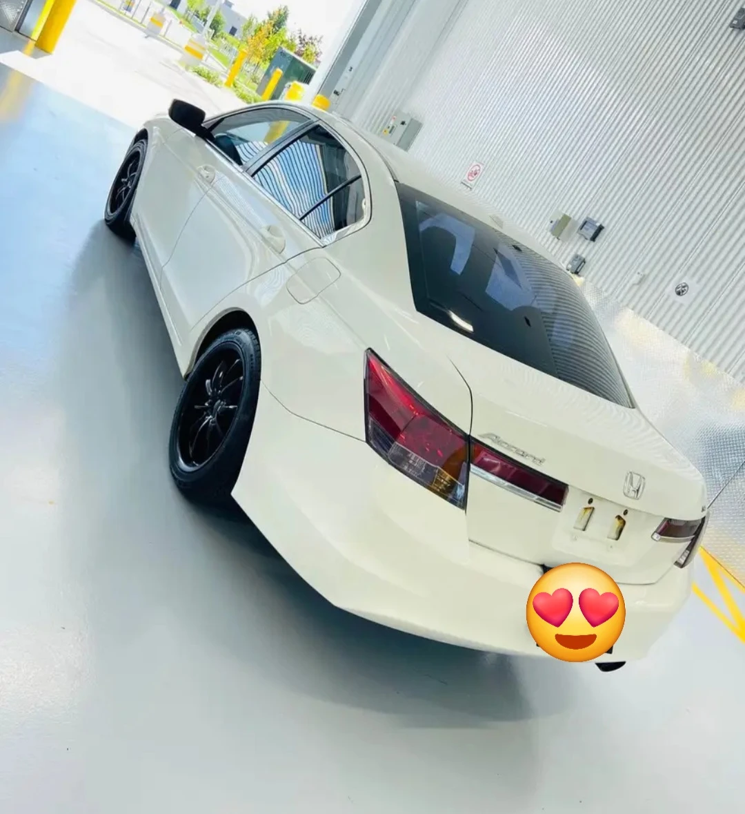 White Honda Accord Sedan