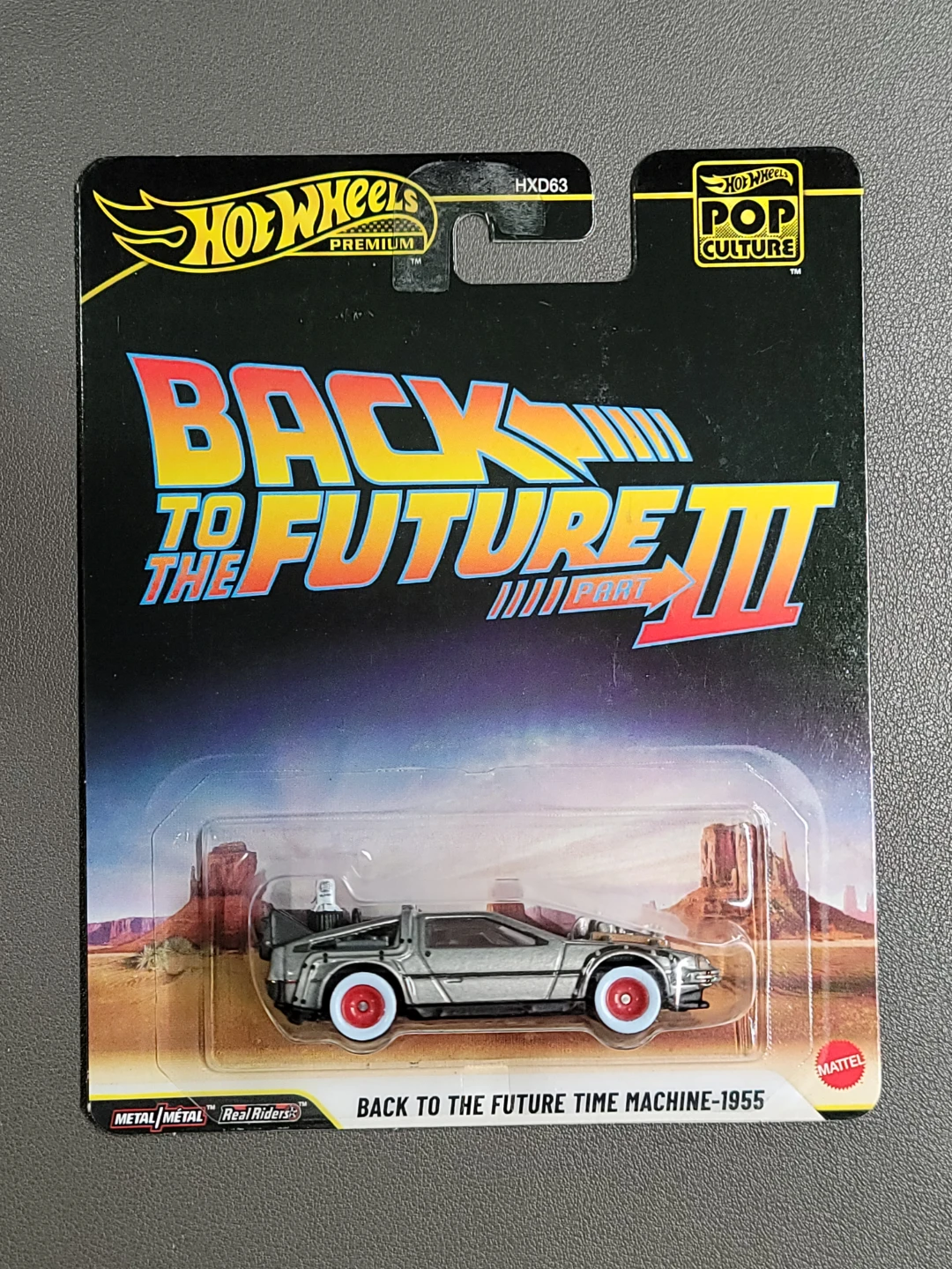 Hot Wheels Back to the Future III Pop Culture Time Machine-1955