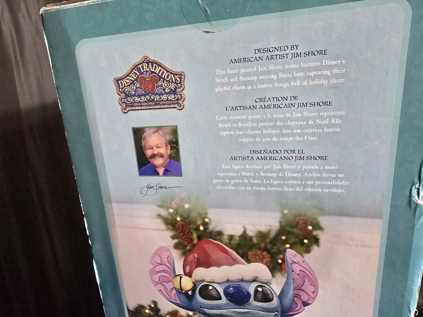 Disney Traditions Jim Shore Stitch and Scamp Holiday Figurine - photo 2