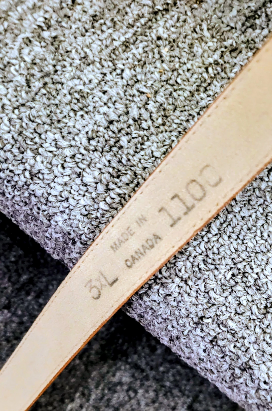 3XL Leather Belt Made in Canada - photo 2