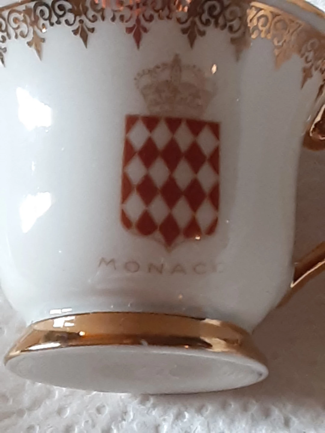 Limoges "Monaco" Espresso Cup and Saucer Set - photo 2