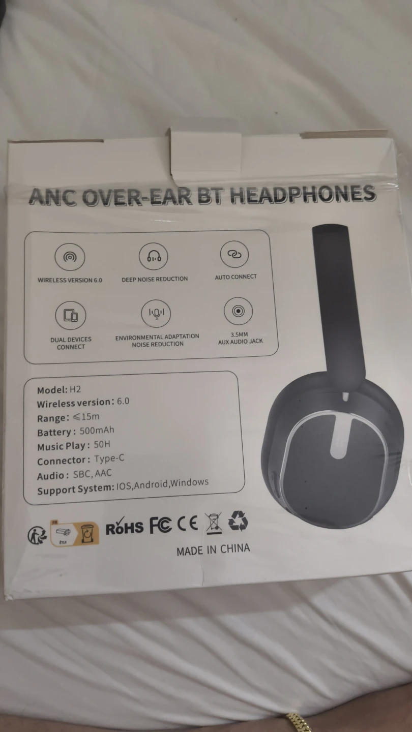 H2 ANC Over-Ear Wireless Headphones - photo 2