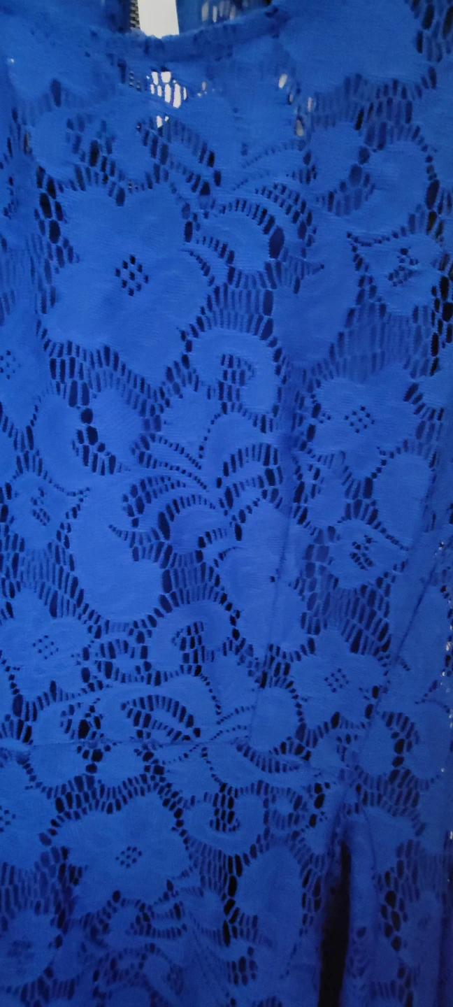🌱 Bebop Lace Dress Size M - Royal Blue - photo 2