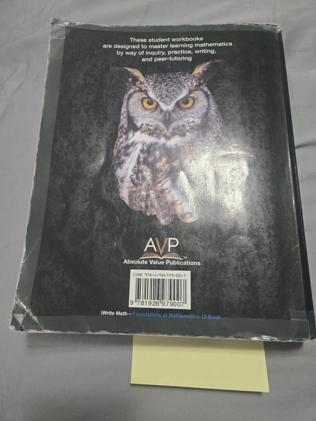 iWrite Math 12 Foundations of Mathematics Book - photo 2