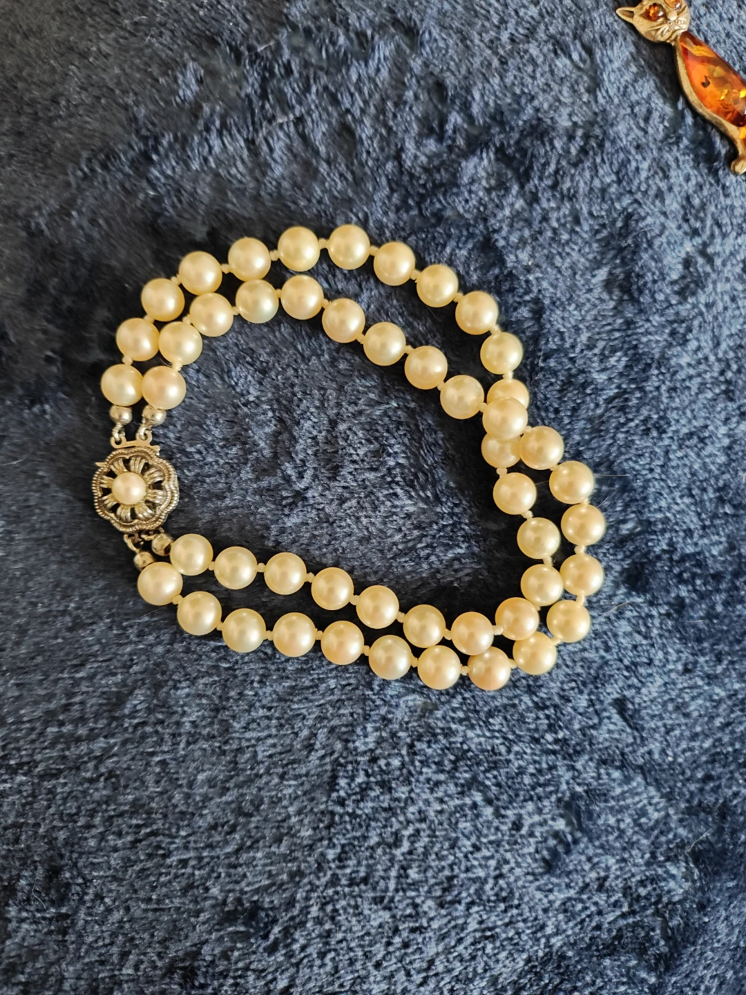 Double Strand  Pearl Bracelet