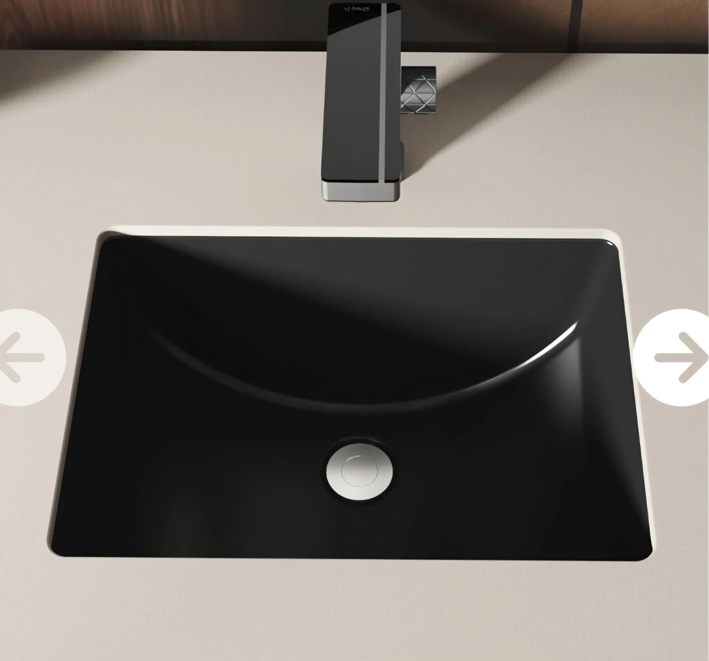 Black undermount sink (New in box)