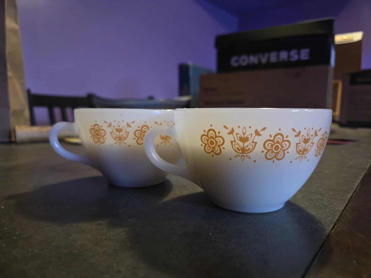 Homemade Termo-Rey Milk Glass Mug candles