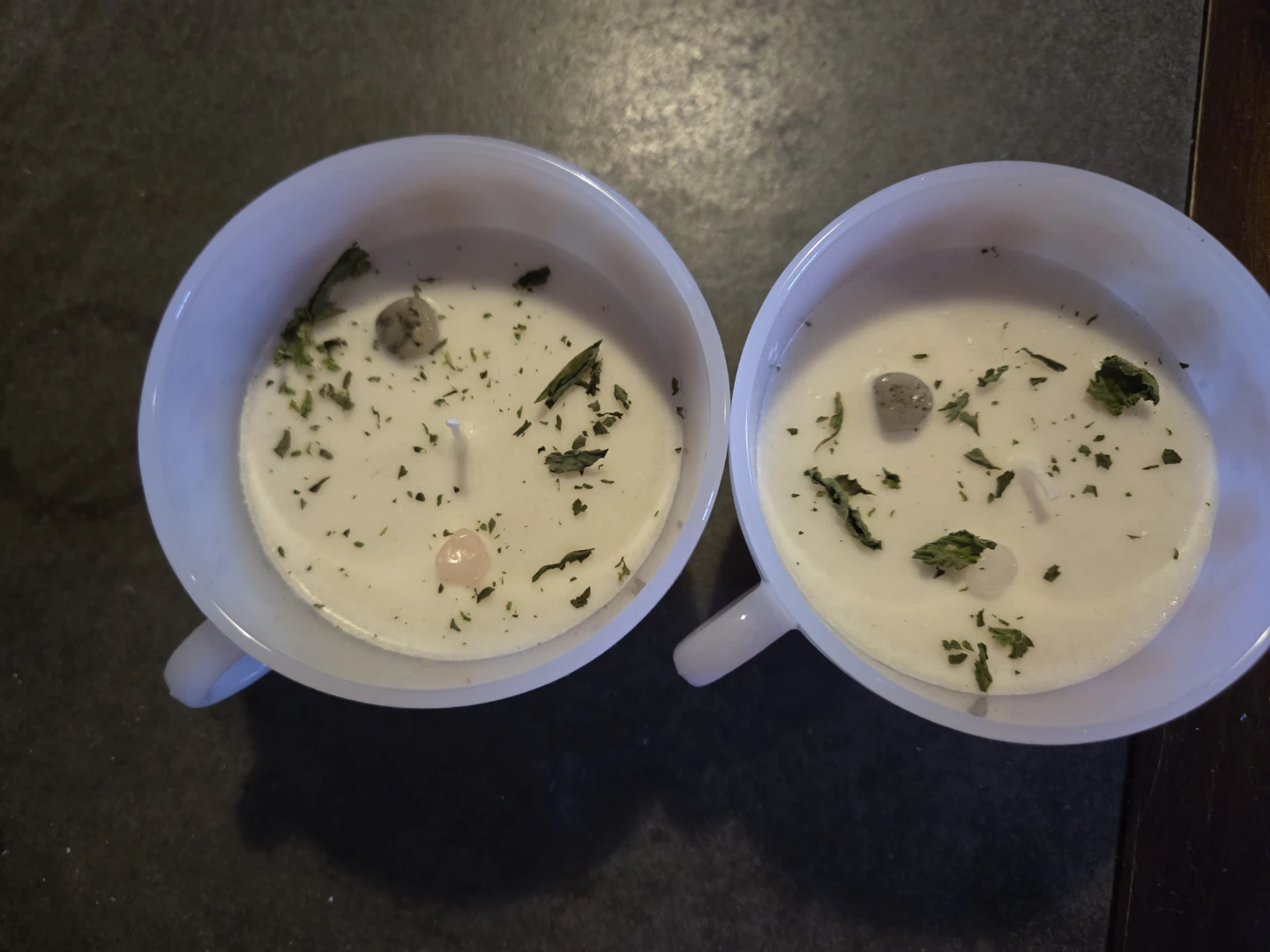 Homemade Termo-Rey Milk Glass Mug candles - photo 3