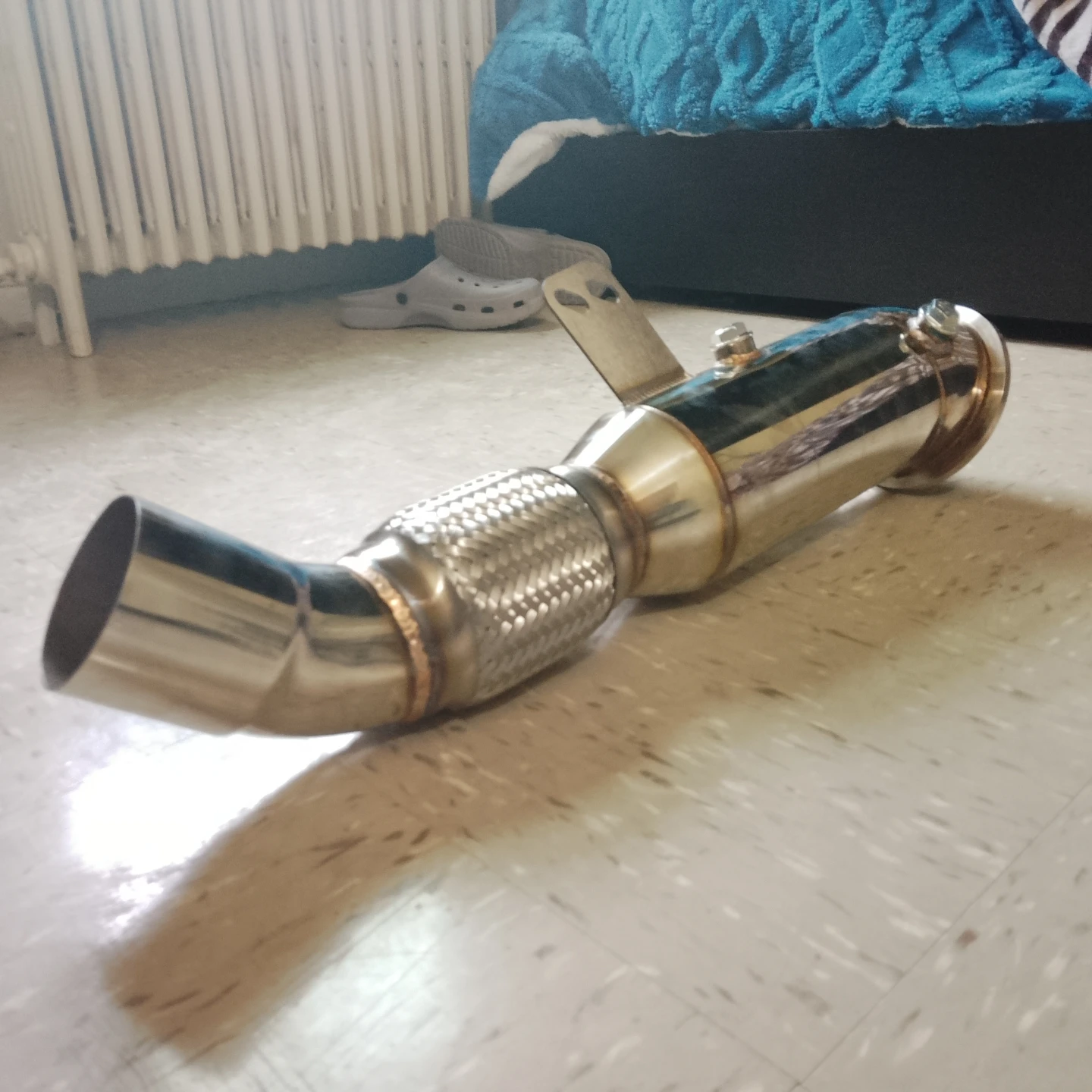 BMW downpipe B58 4.5 in - photo 5