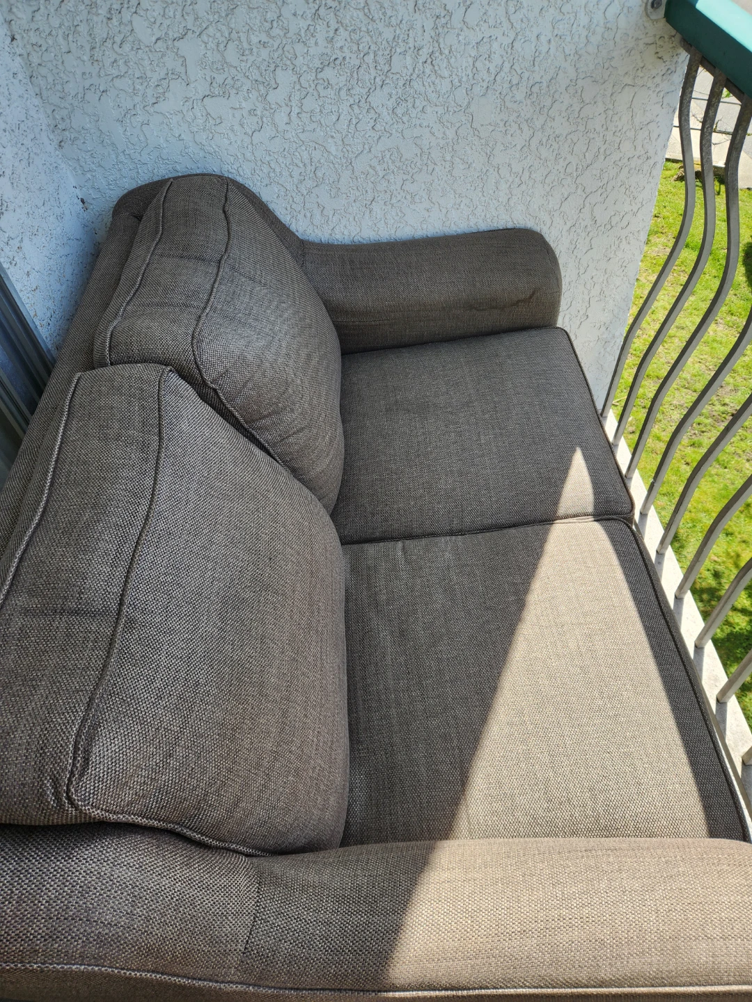 Light Brownish Loveseat Sofa - photo 3
