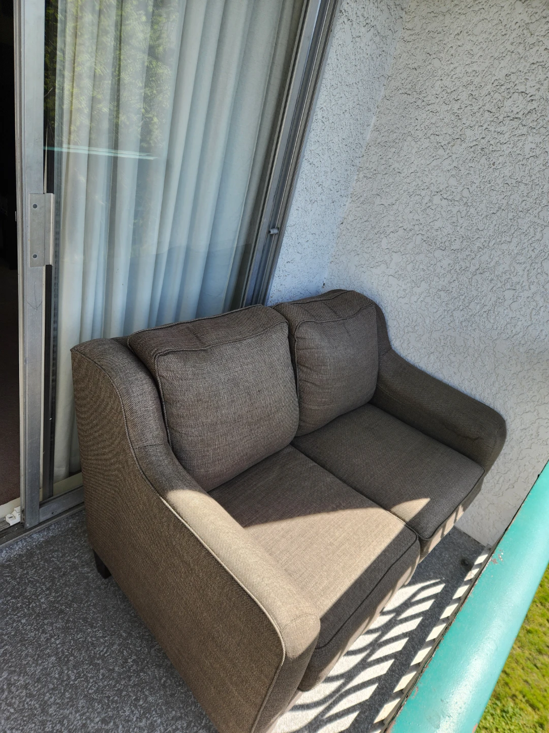 Light Brownish Loveseat Sofa - photo 5