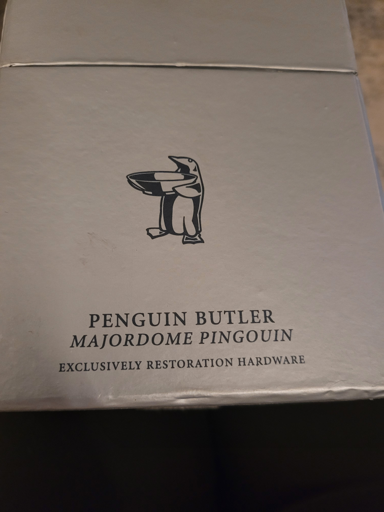 Restoration Hardware Penguin Butler Majordome Pingouin - photo 2