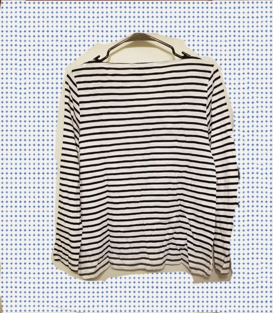 NWT Banana Republic Petite M Striped "Darlin" Long Sleeve Top - photo 4