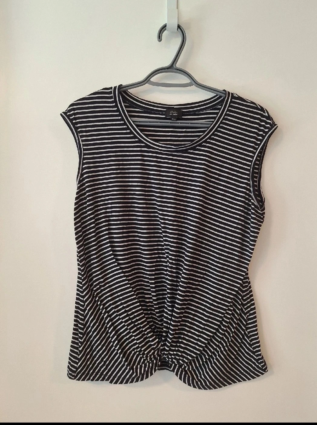 Storm Los Angeles Striped Tank with knotting detail XL