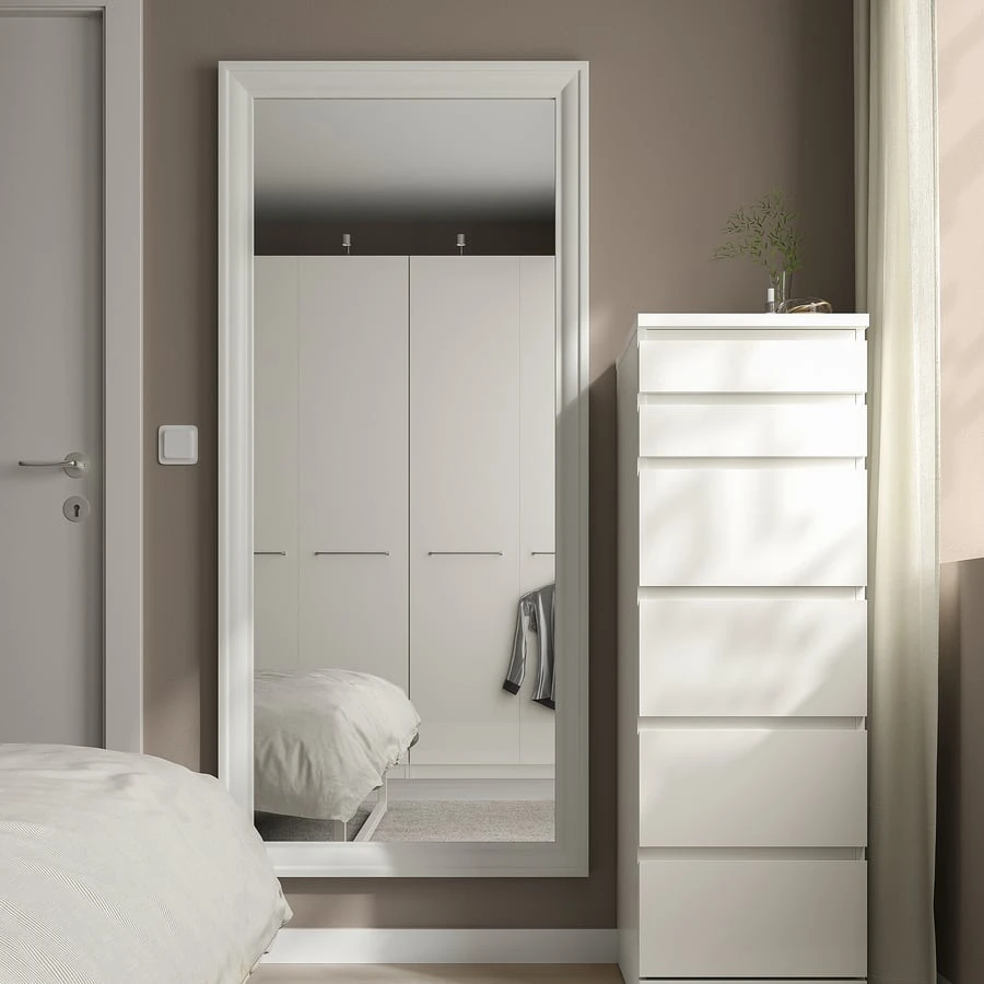 HEMNES, Large White Framed Full Length Mirror