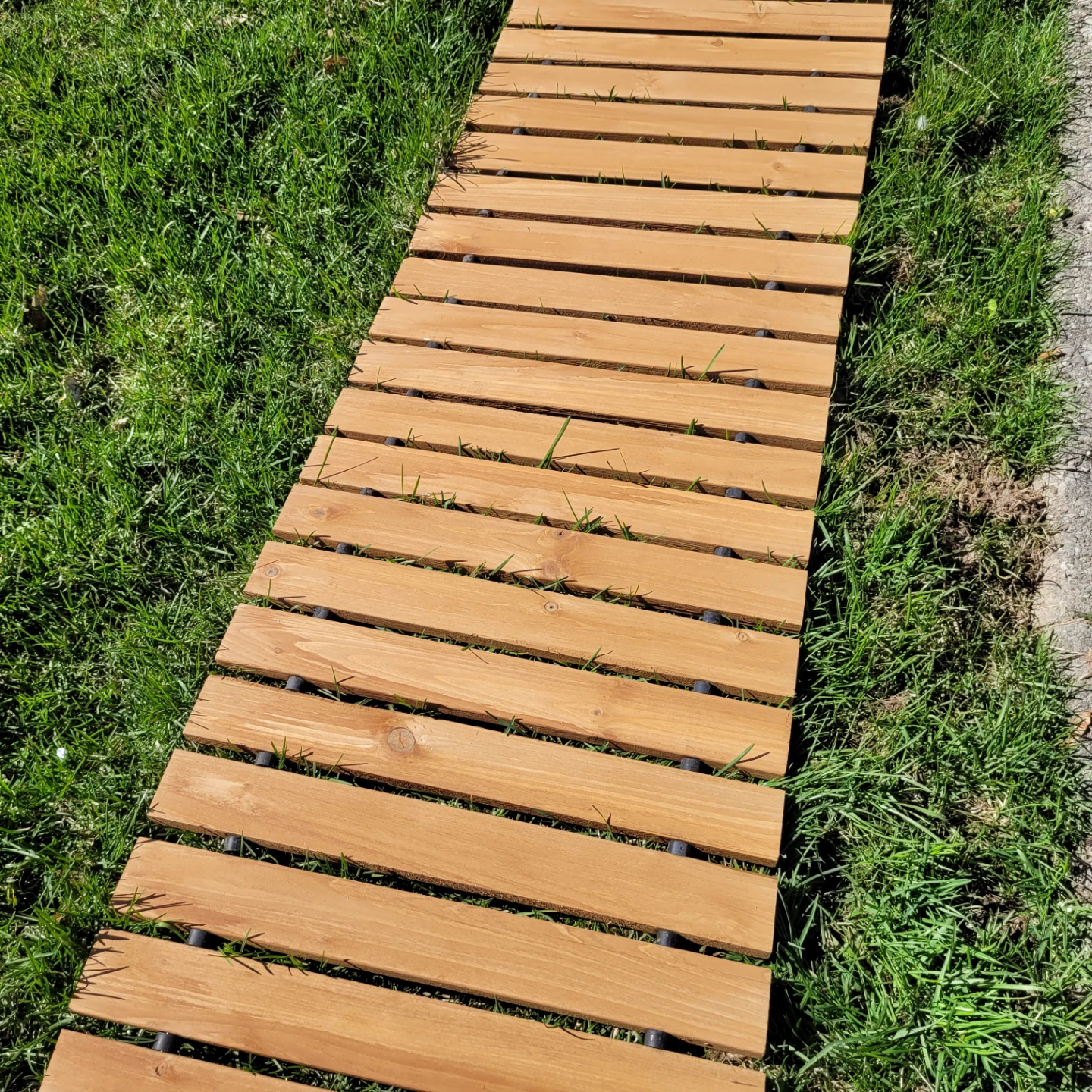 NEW Roll Out Wood Garden Pathway - photo 2