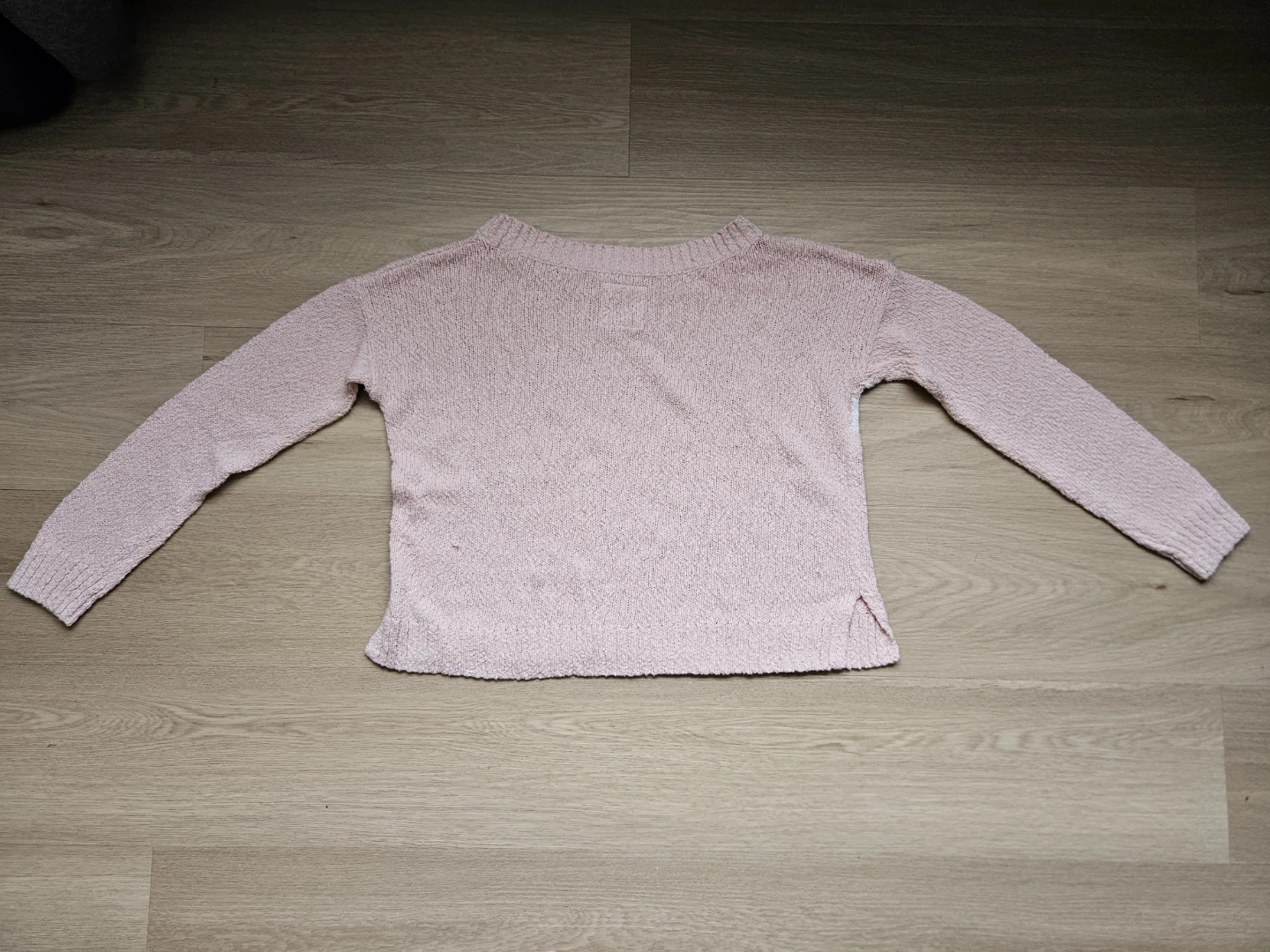 Hollister Women's Pink Striped Sweater - Size S 🌱 - photo 2