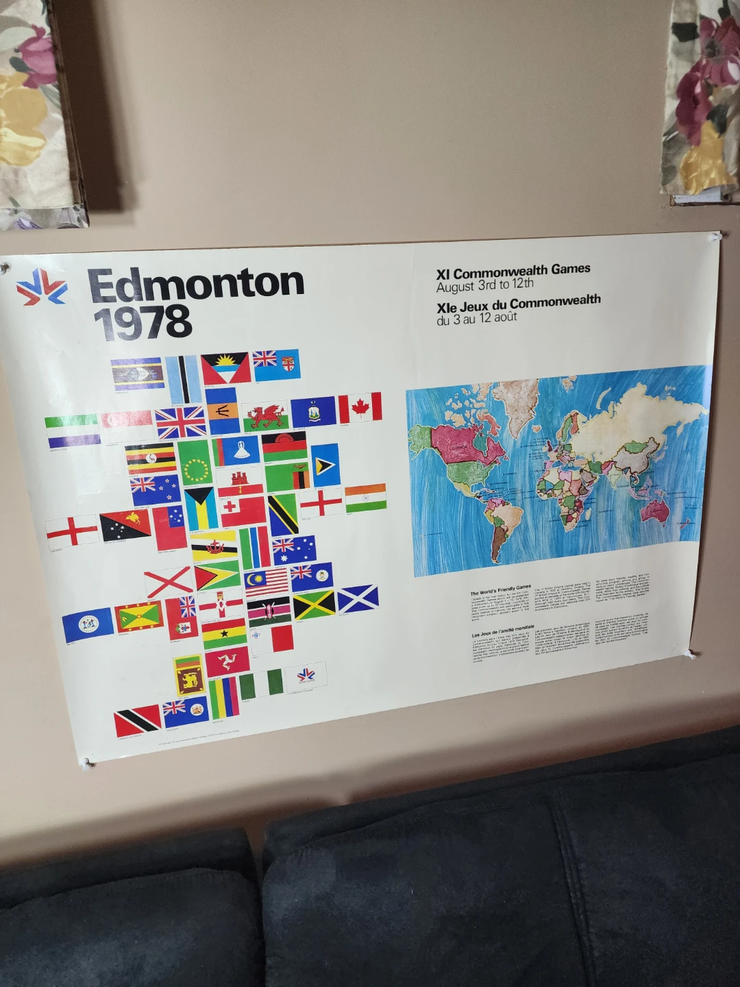 Edmonton 1978 XI Commonwealth Games Poster - photo 3