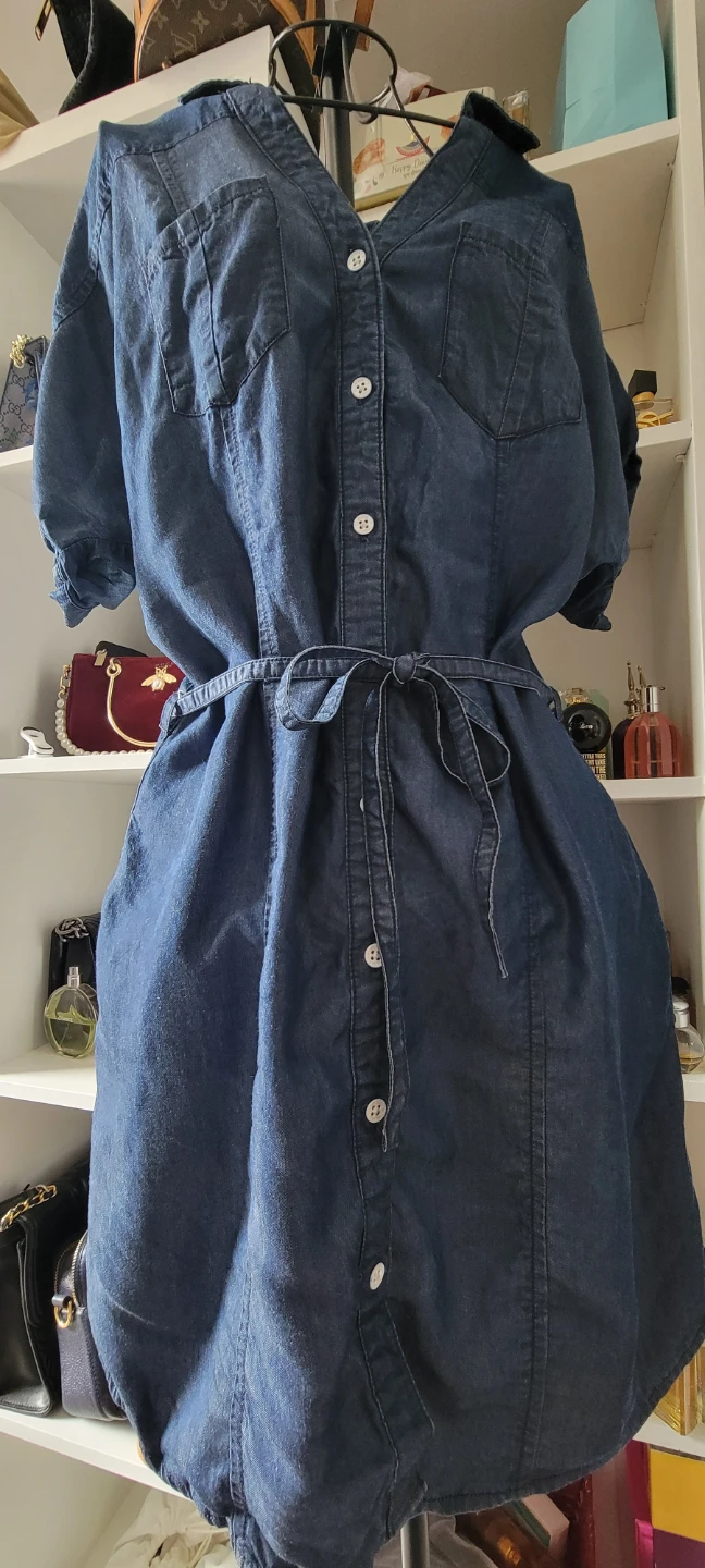 🌱 Guess Denim Shirt Dress - photo 3