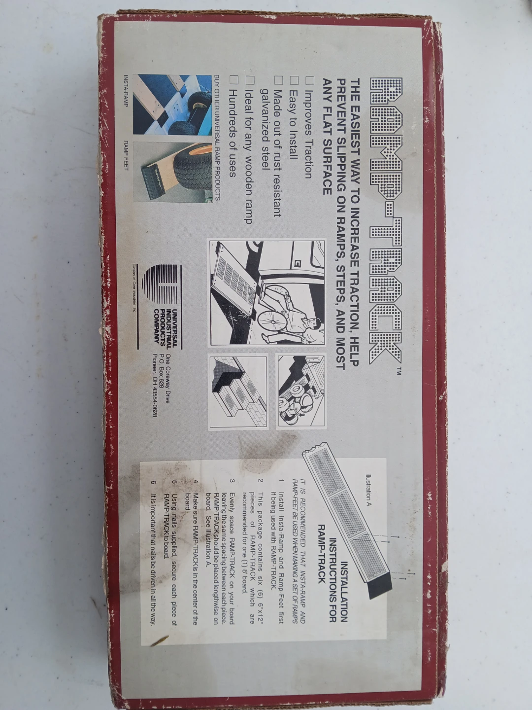 Ramp-Track Anti-Slip Traction Plates - 6"x12" Galvanized Steel - photo 2