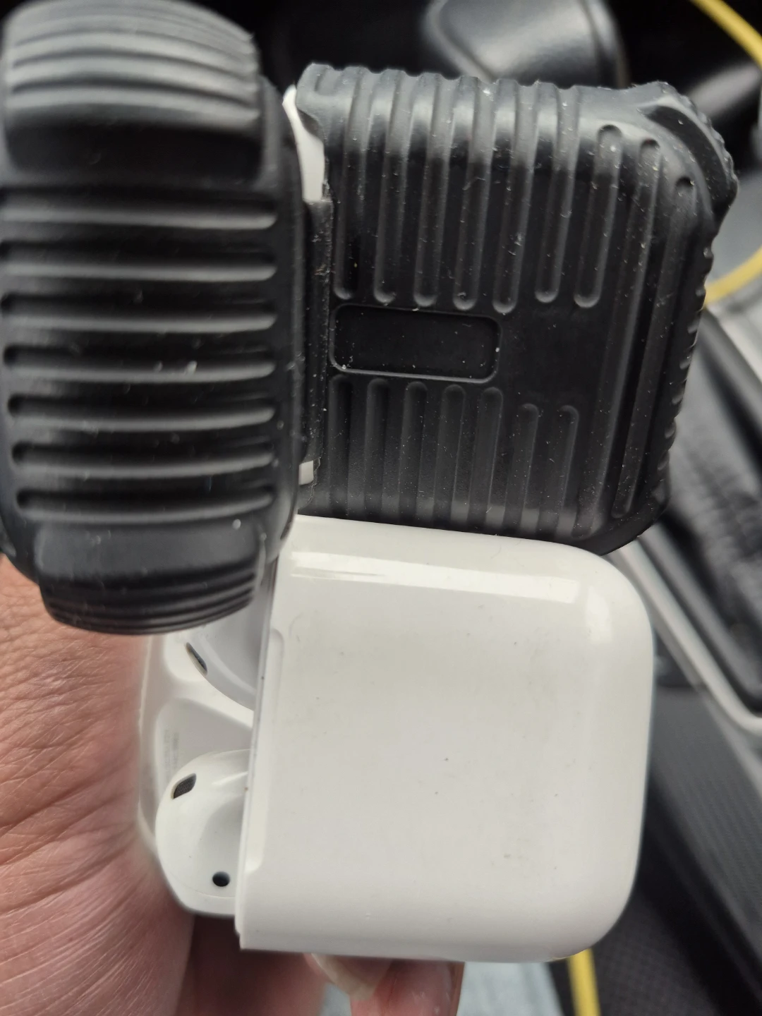 Apple AirPods with Charging Case and Black Cover - photo 2