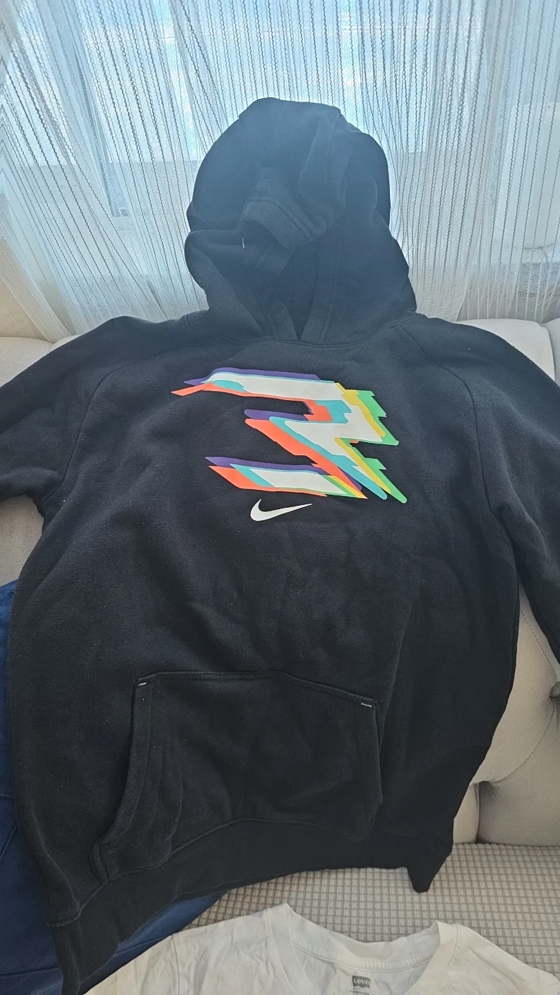 Nike Black Hoodie - Size L (147-163cm)