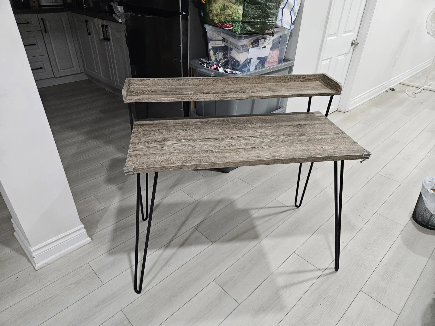 Ameriwood Home Haven Retro Computer Desk with Riser, Espresso