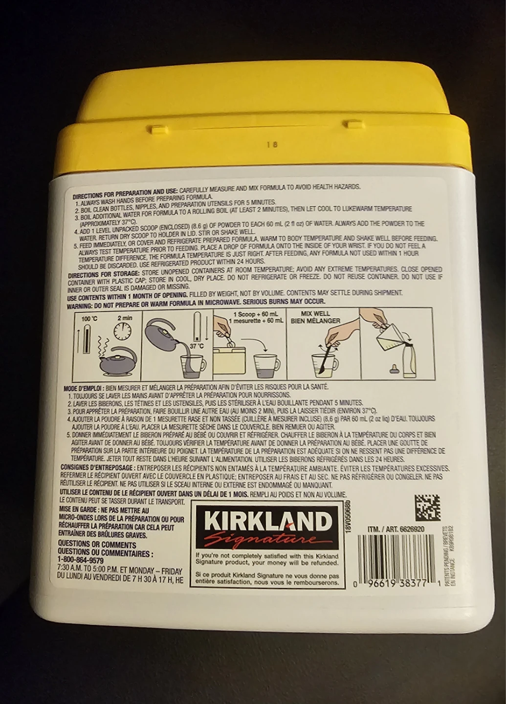 Kirkland Omega+ Infant Formula 1.36 kg - photo 4