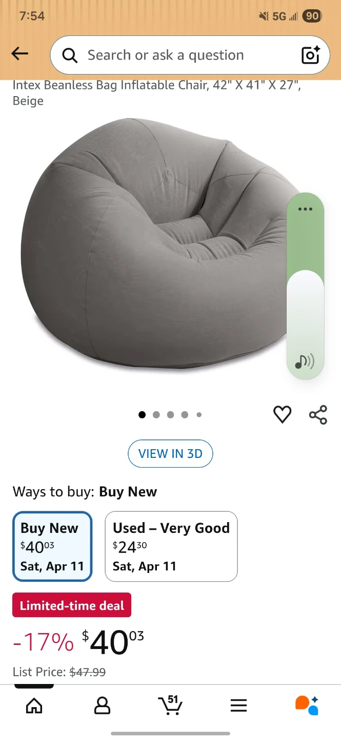 inflatable beanie chair - photo 5