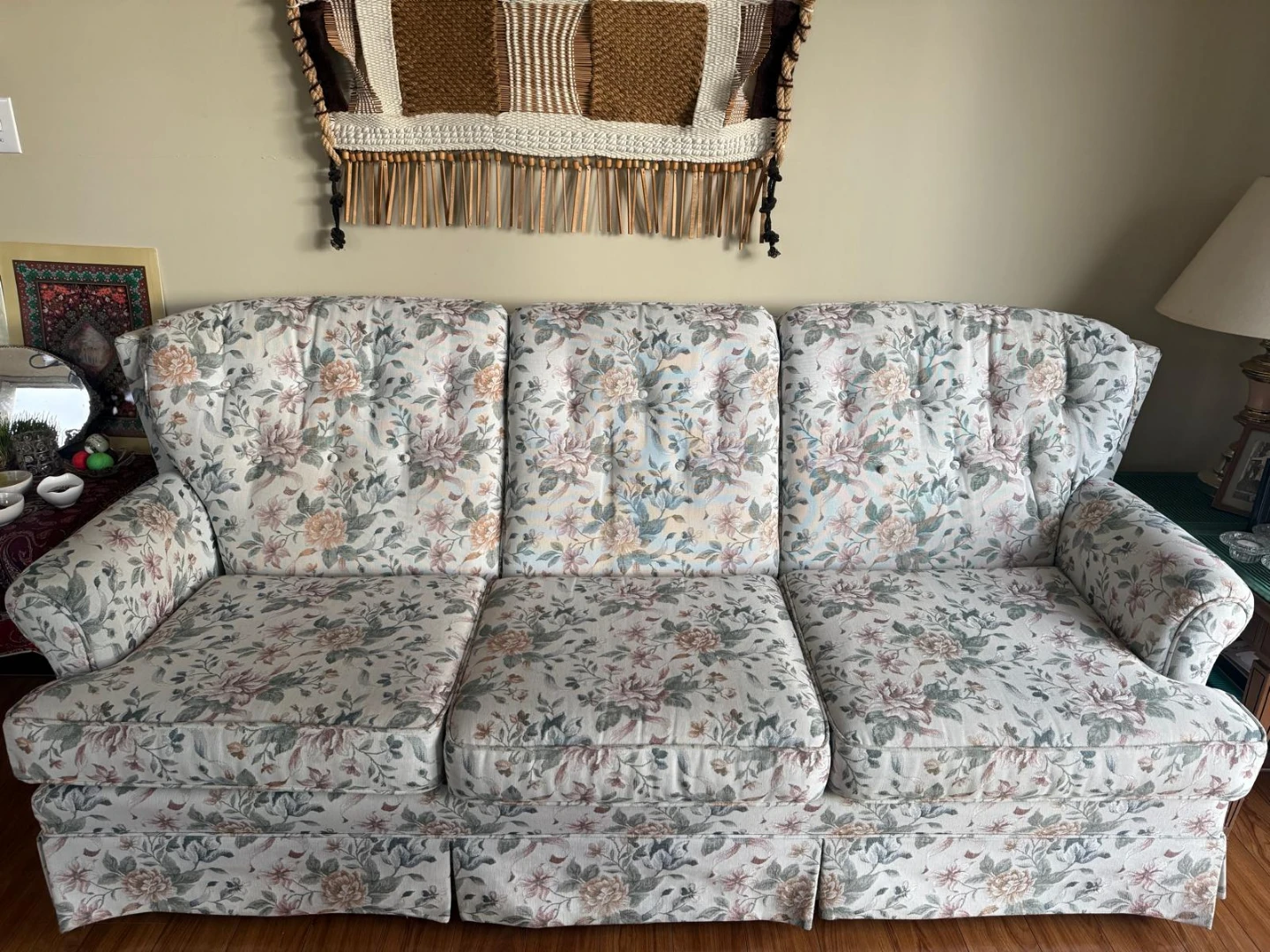 Floral Pattern Sofa - Sears Furniture Store