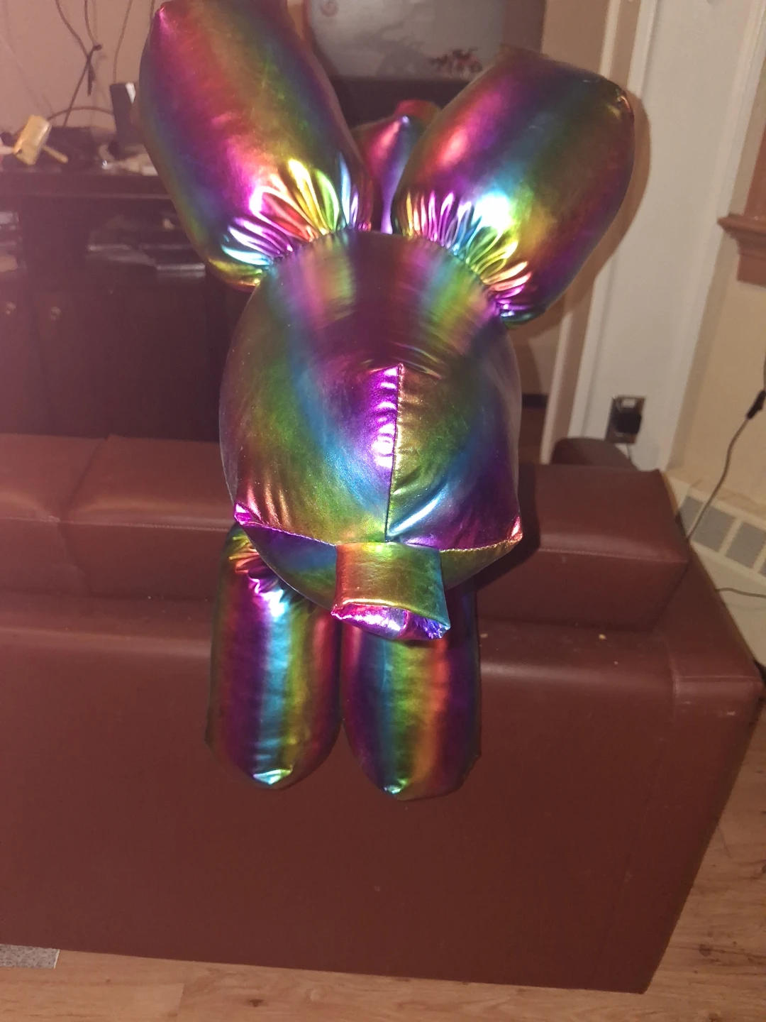 Stuffed Rainbow Dog Toy - photo 3