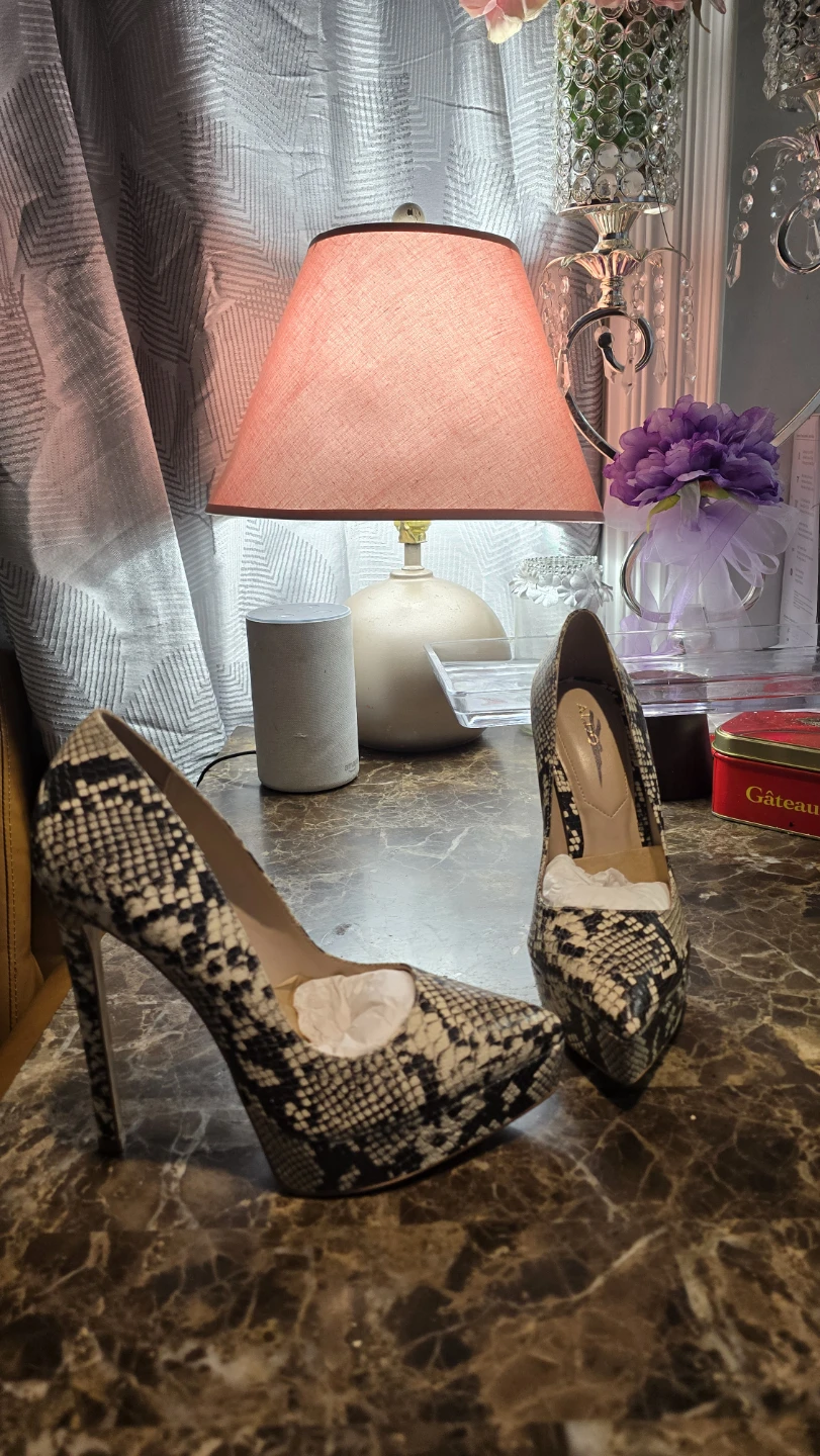 ALDO Snake Print Platform High Heels