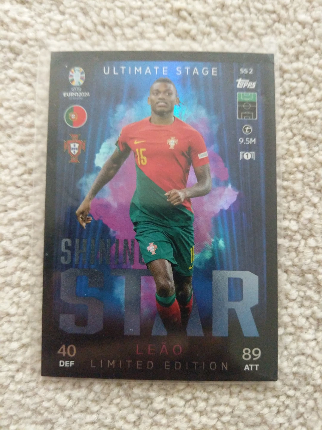 Euro 2024 Portugal Leão Limited Edition Card