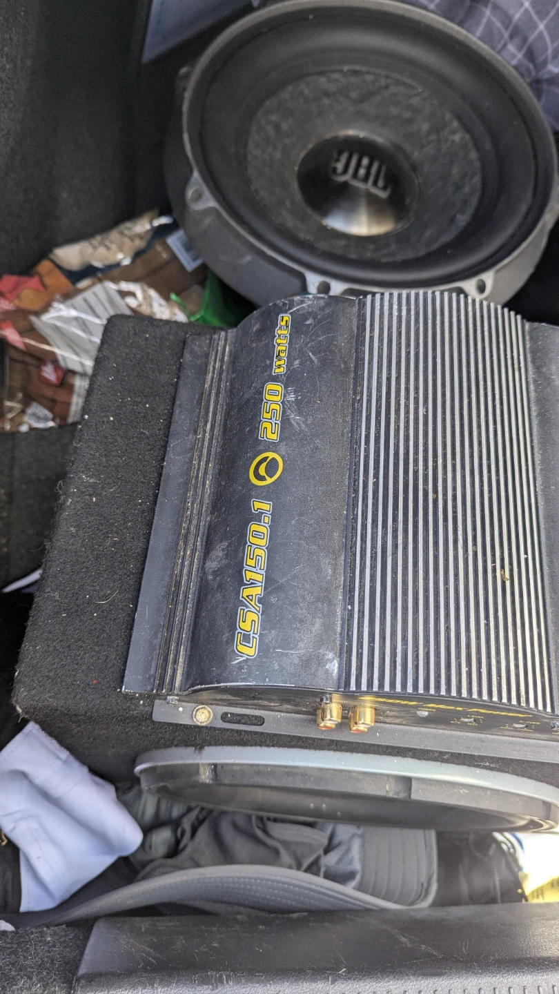 Car Subwoofer and Amplifier Set