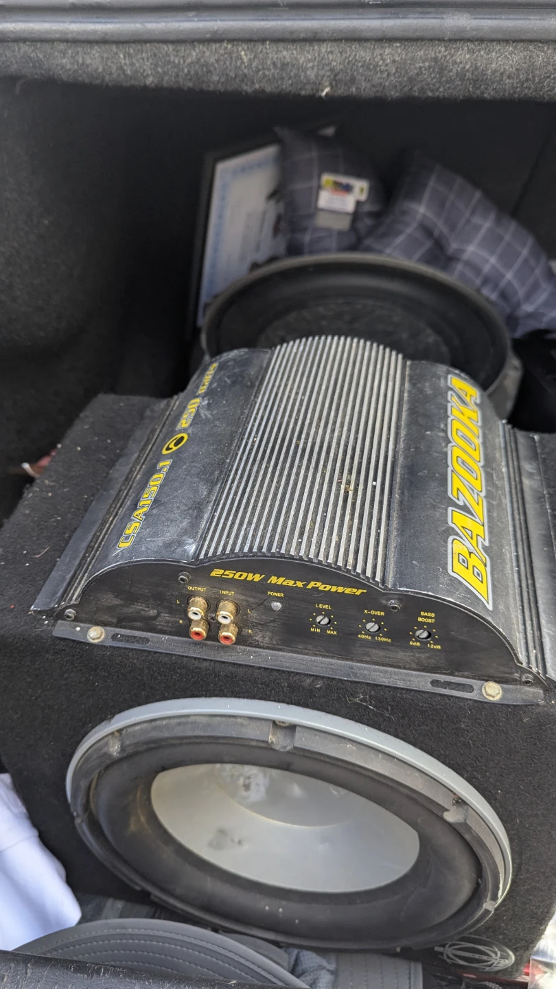Car Subwoofer and Amplifier Set - photo 2