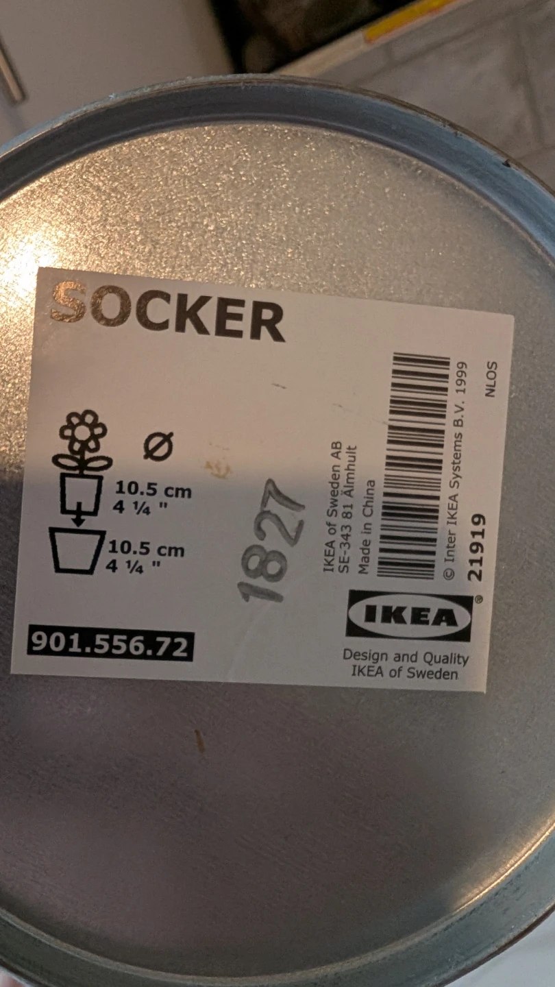 IKEA SOCKER Plant Pots - Set of 2 - photo 2