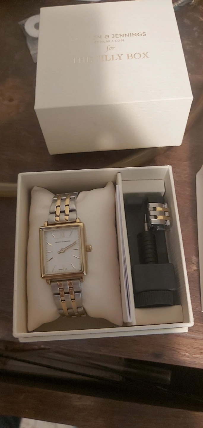 Larsson & Jennings Boyfriend Mini Classic Mixed Gold Watch 31mm