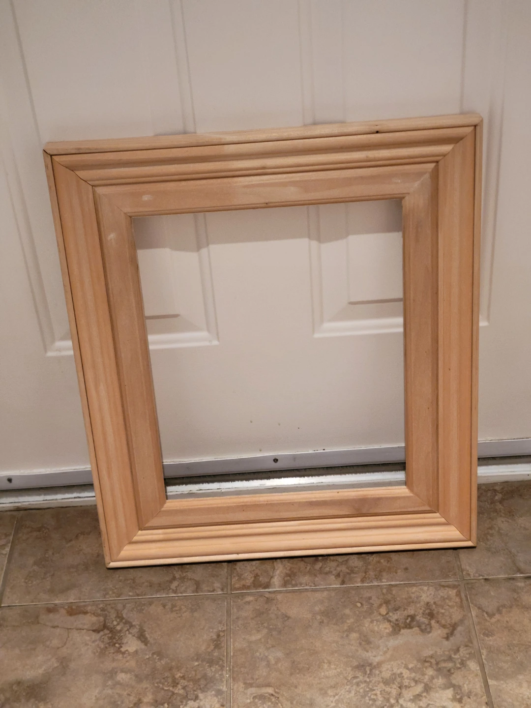 Unfinished Wood Picture Frame. Crafts. DIY. Art.mirror
