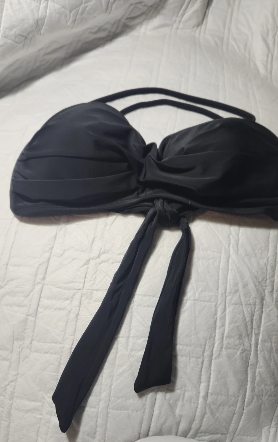 Black Halter Bikini Top - photo 2