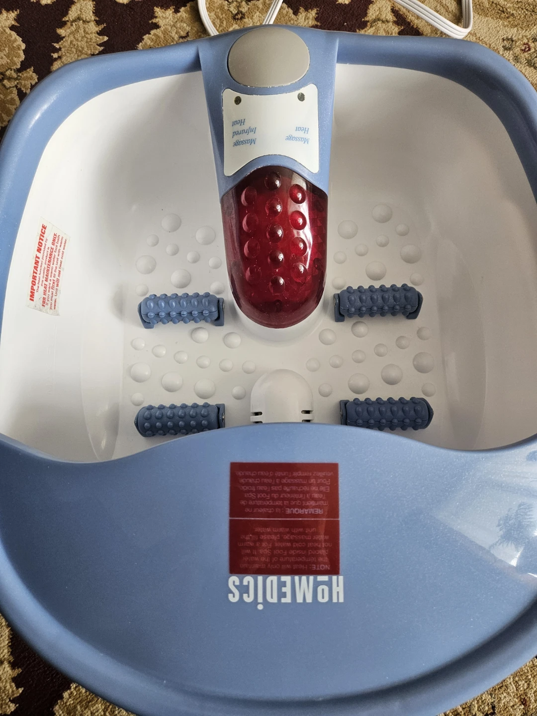 HoMedics Sole Therapy Plus Foot Spa - photo 4