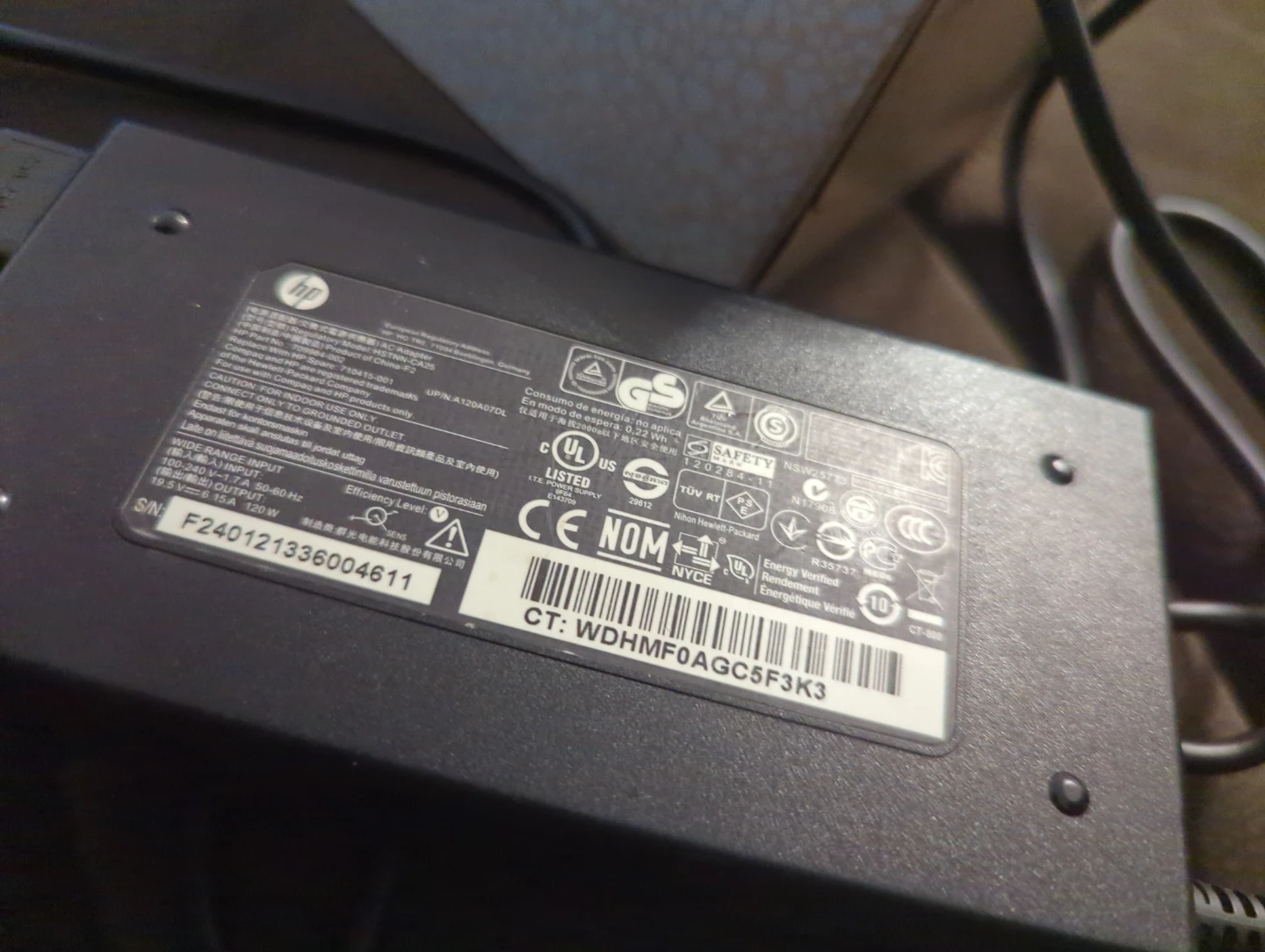 HP 120W chargee