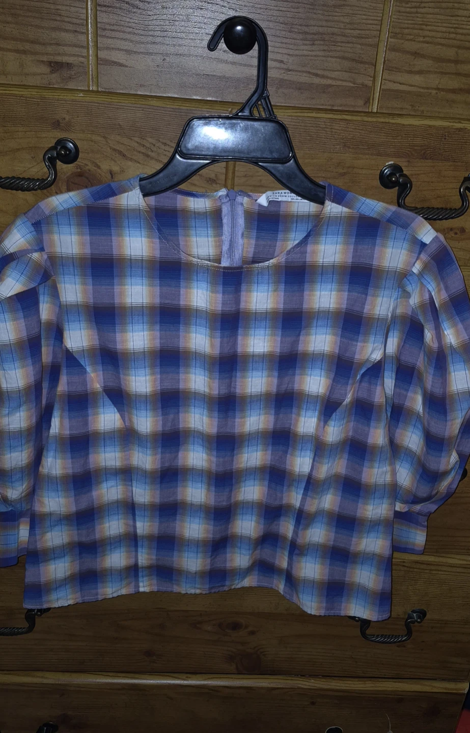 ZARA WOMAN Plaid Shirt