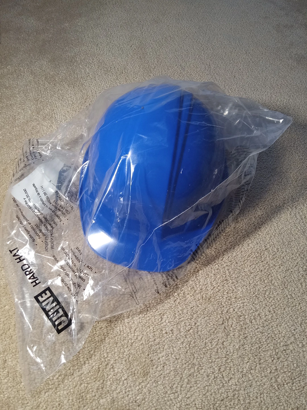 Uline Blue Hard Hat *BRAND NEW*