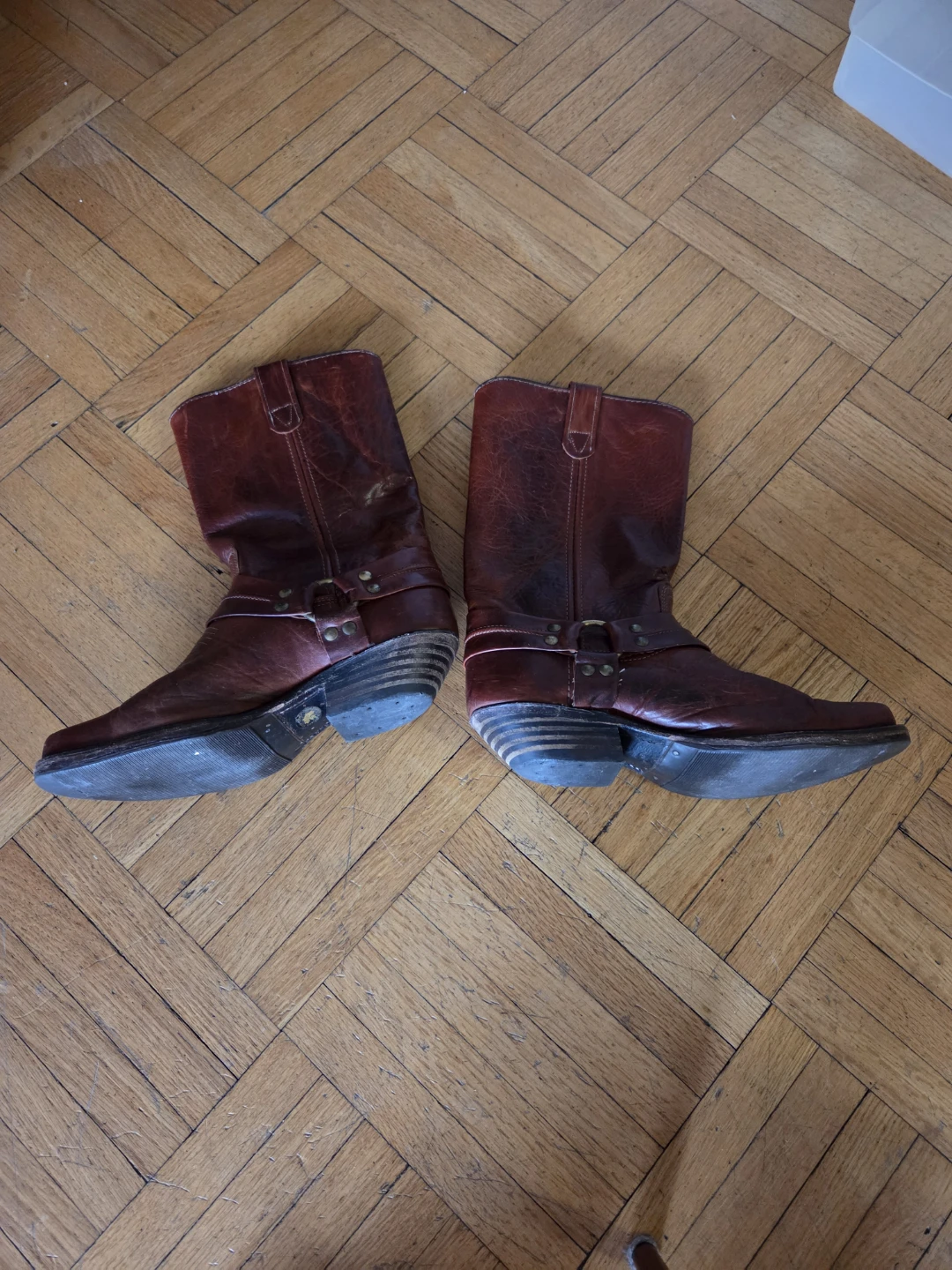 Men's Brown Leather Cowboy Boots - photo 5