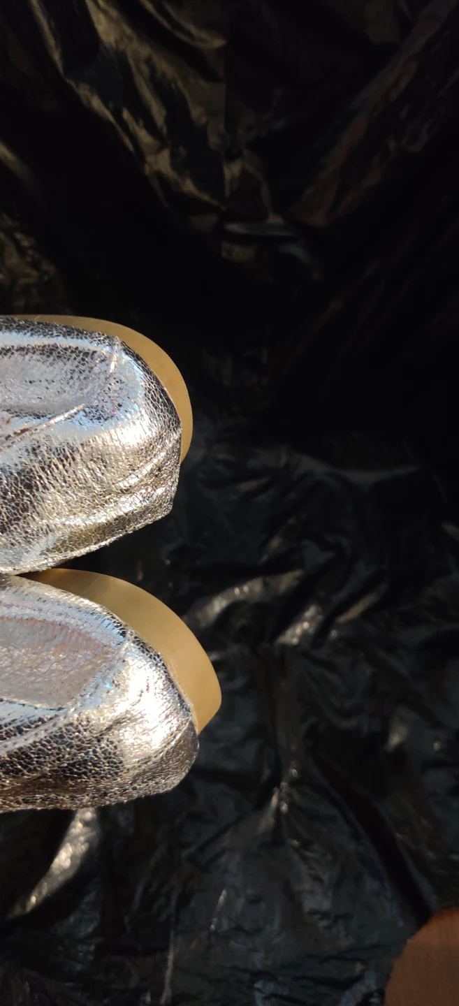 Steven Ella Silver Ballet Flats Size 8.5 - photo 5