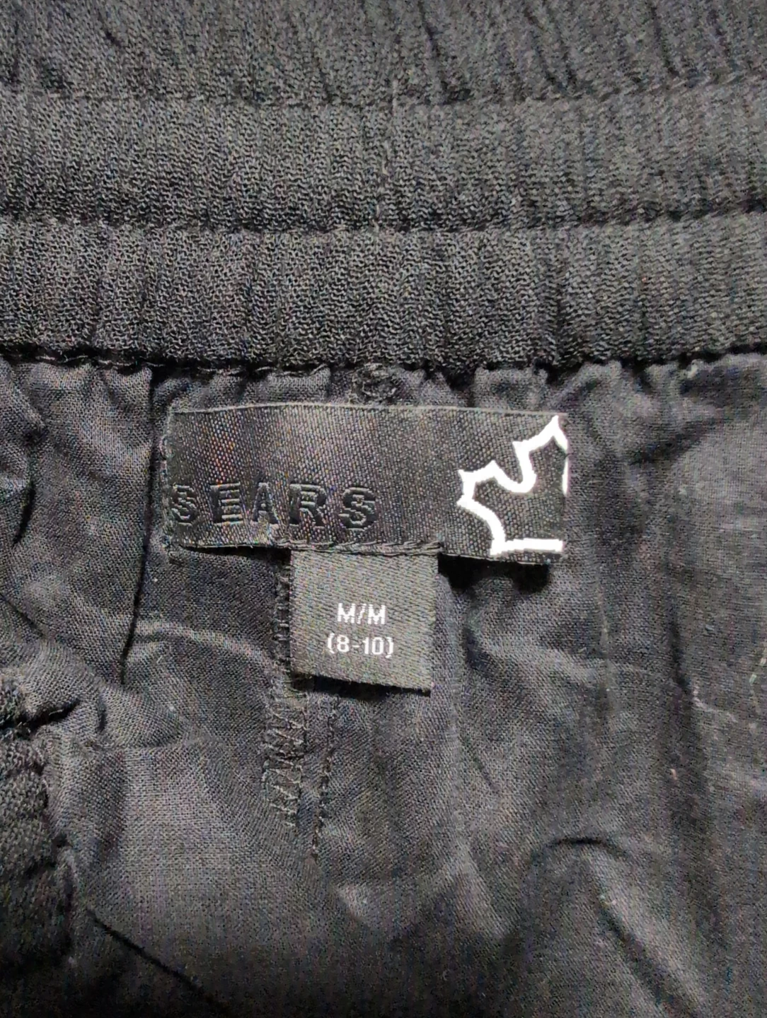 Sears Women's Black Viscose Mini Skirt - Size M - photo 4