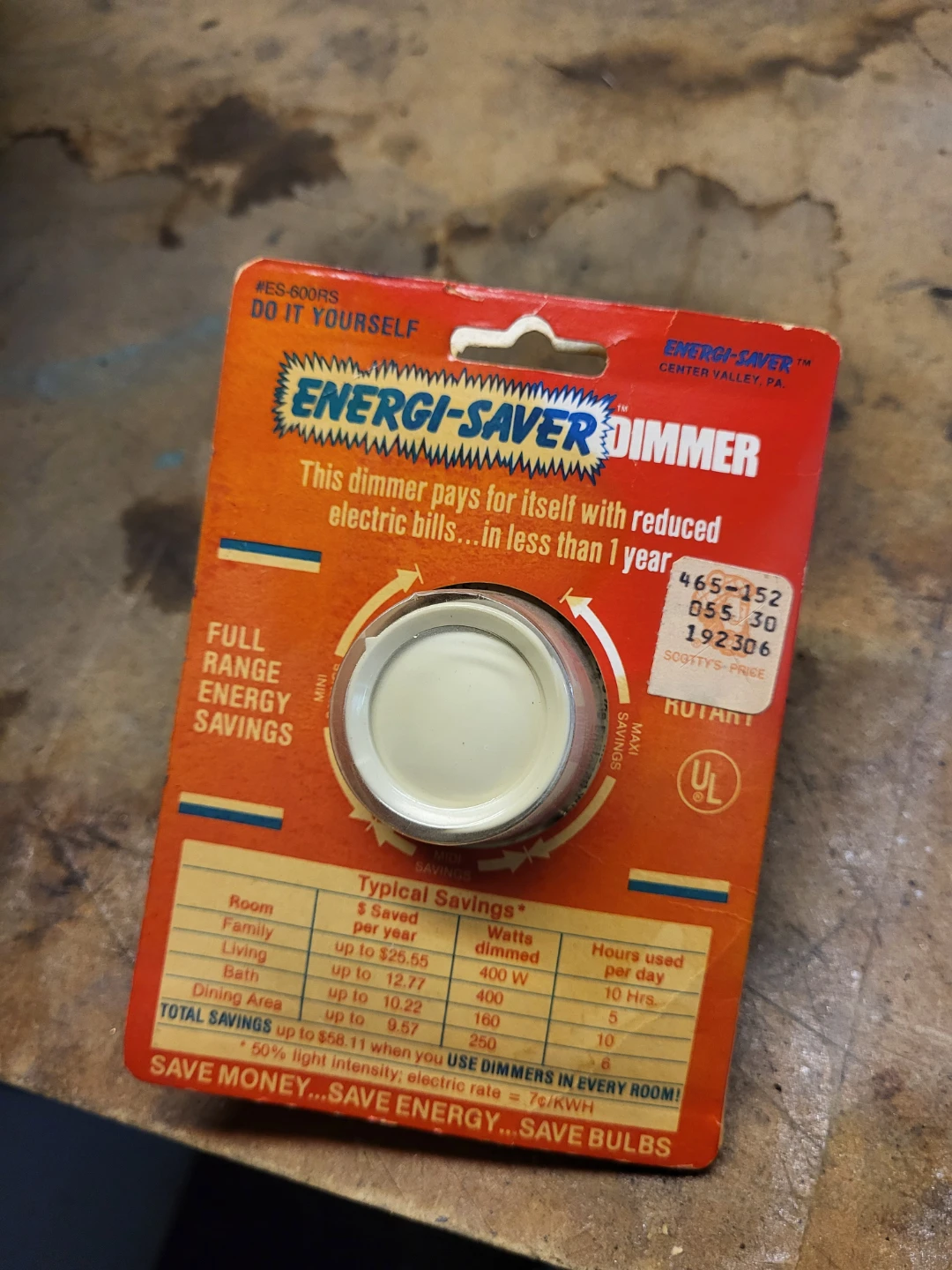 New Energi-Saver Dimmer  NEW