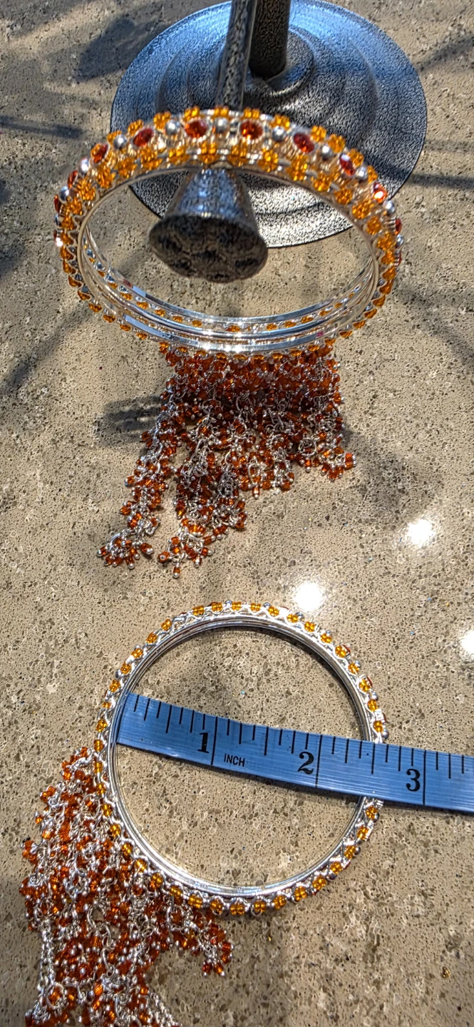 Set of Decorative Bangles - Multiple Colours